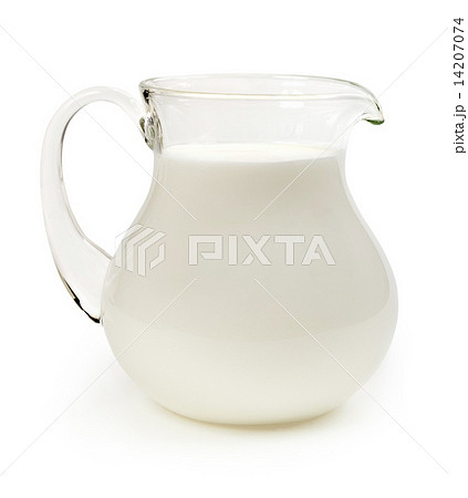 Jug of milk isolated on white background Jug of milk isolated on white background 14207074