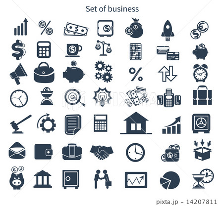 Set of business icons Set of business icons 14207811