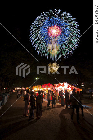 花火と屋台 花火と屋台 14208657