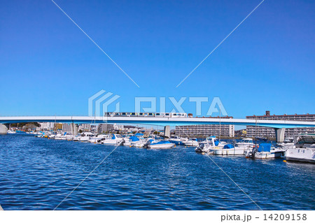 金沢区の平潟湾の風景 金沢区の平潟湾の風景 14209158