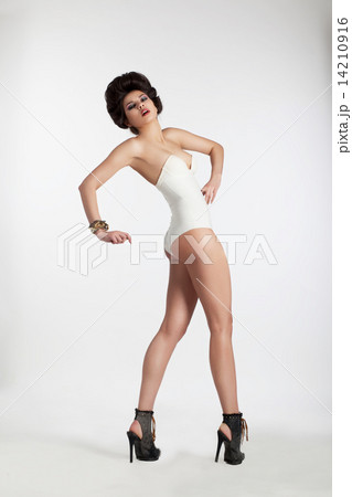 Glamorous Fashion Model with High Heels 14210916