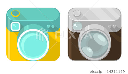 Vector set of camera icons 14211149