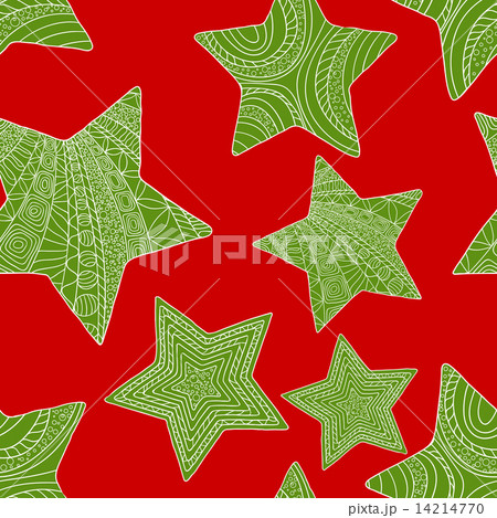 Abstract christmas background with stars. Vector illustration. 14214770