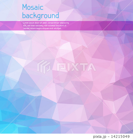 Mosaic abstract background with triangles. 14215049
