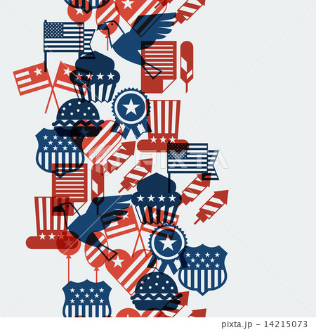 United States of America Independence Day seamless pattern. 14215073