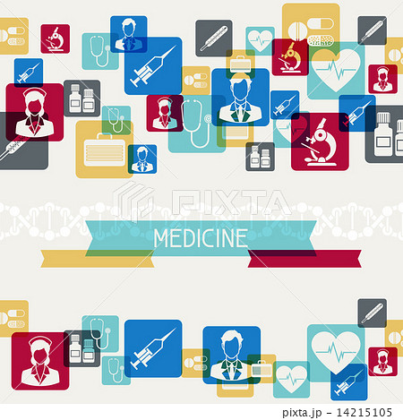 Medical and health care background. 14215105