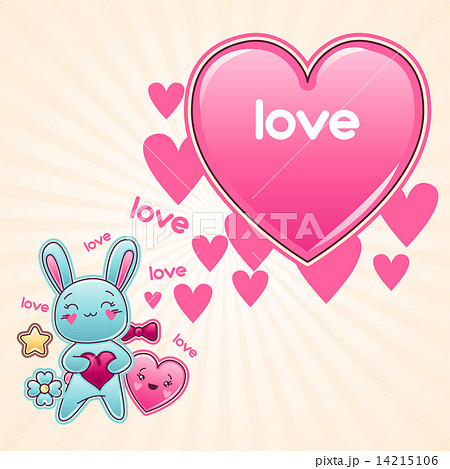Cute child background with kawaii doodles. 14215106