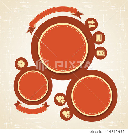 Retro Style Website Template. Vector design frame. Retro Style Website Template. Vector design frame. 14215935