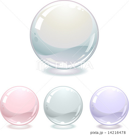 Pearls collection isolated on white. Vector illustration. Pearls collection isolated on white. Vector illustration. 14216478