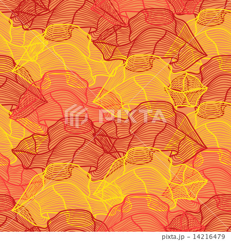 Hand drawn seamless floral pattern. Hand drawn seamless floral pattern. 14216479