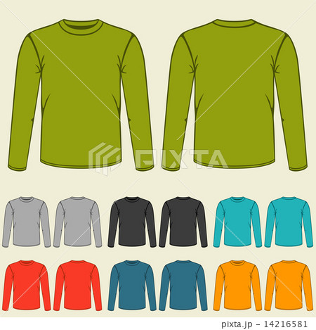 Set of templates colored sweatshirts for men Set of templates colored sweatshirts for men 14216581