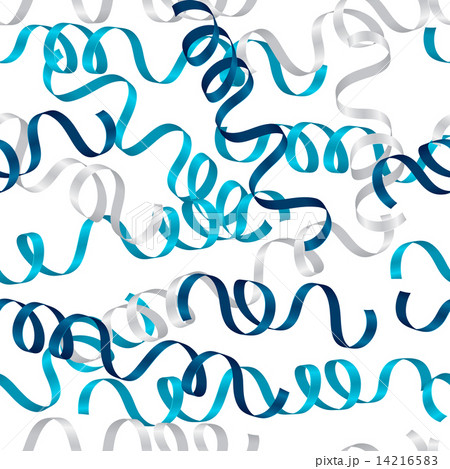 Seamless background with party streamers vector illustration 14216583