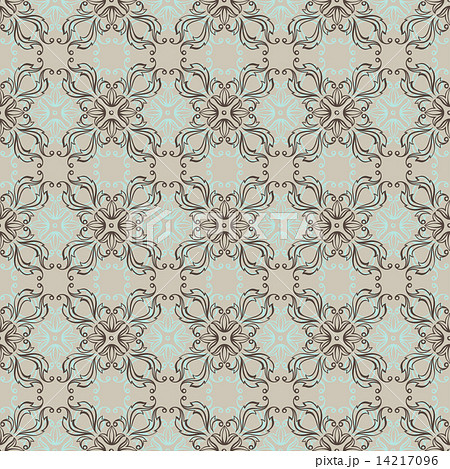 Seamless vintage wallpaper. Seamless vintage wallpaper. 14217096