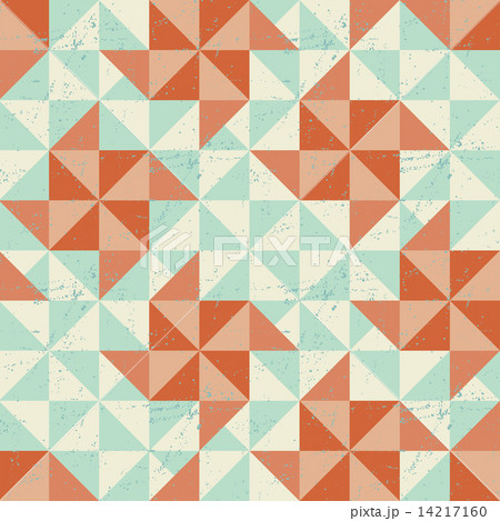 Seamless geometric pattern with origami elements. 14217160