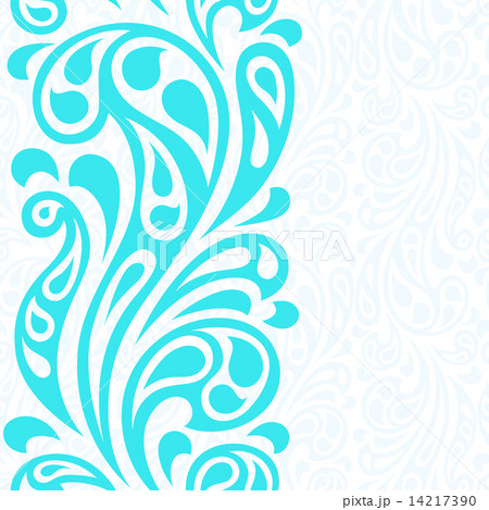 Water splash seamless waves abstract pattern. 14217390