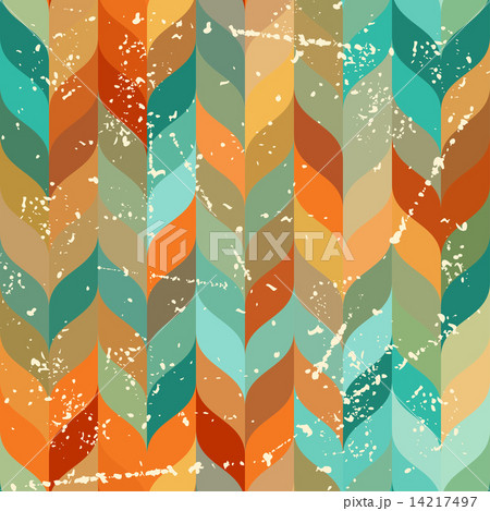 Seamless grunge pattern in retro style. 14217497