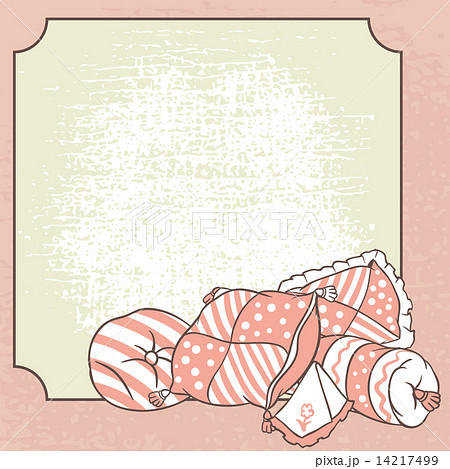 Vector pillows frame. Card for pajama party. Vector pillows frame. Card for pajama party. 14217499