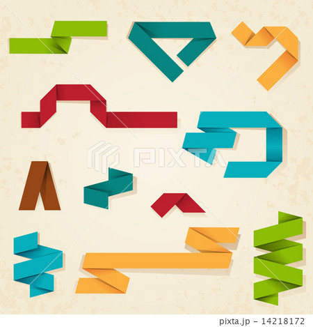 Retro paper banners and ribbons. Retro paper banners and ribbons. 14218172