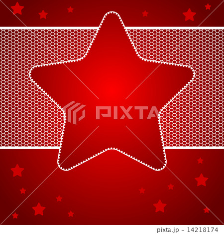 Christmas vector background with star of lace. Christmas vector background with star of lace. 14218174