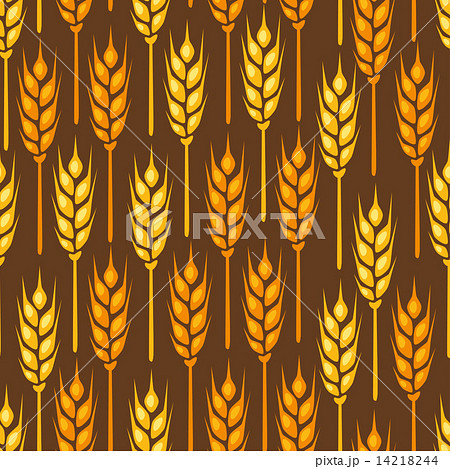 Seamless pattern with ears of wheat Seamless pattern with ears of wheat 14218244