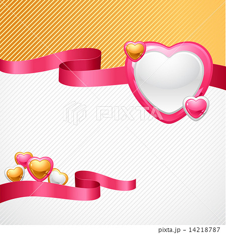 Valentine's Day vector background. Gift card and flyer. 14218787