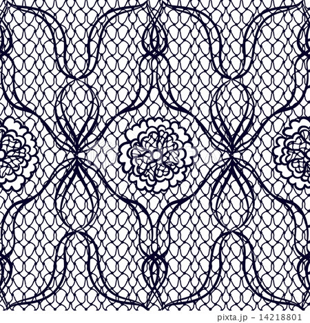 Old lace background, ornamental flowers. Vector texture. Old lace background, ornamental flowers. Vector texture. 14218801