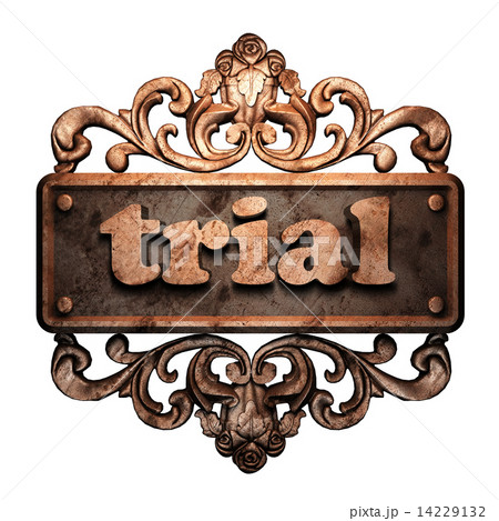 Word on bronze ornament Word on bronze ornament 14229132