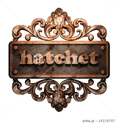Word on bronze ornament 14229707