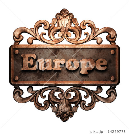 Word On Bronze Ornamentのイラスト素材