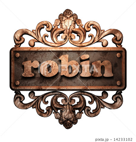 Word on bronze ornament 14233102