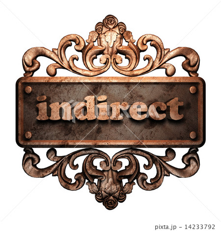 Word on bronze ornament 14233792