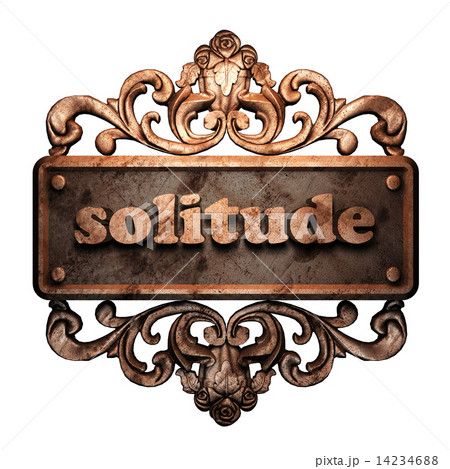 Word on bronze ornament 14234688