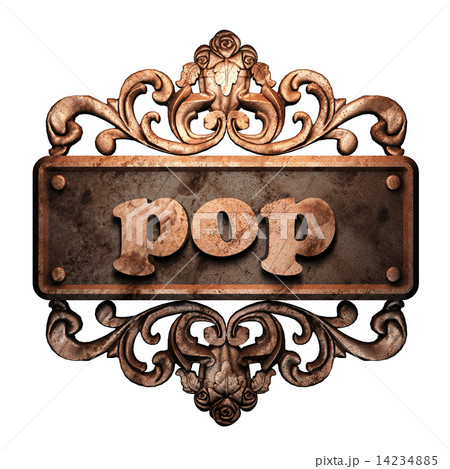 Word on bronze ornament Word on bronze ornament 14234885