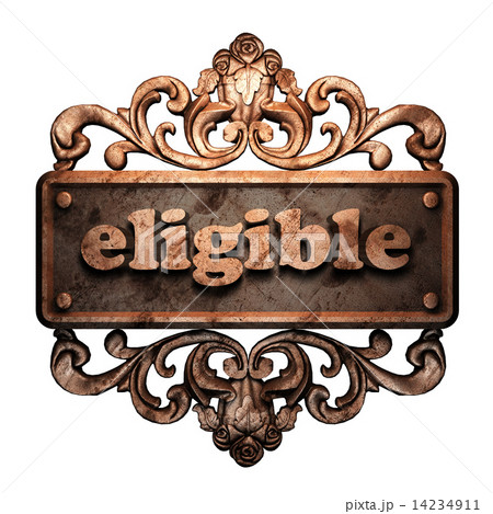 Word on bronze ornament 14234911