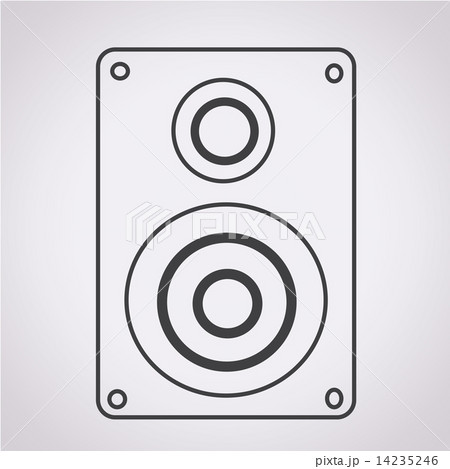 Audio speakers icon Audio speakers icon 14235246