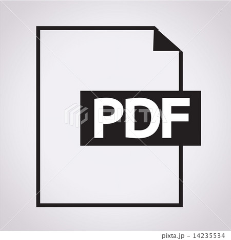 Pdf Iconのイラスト素材