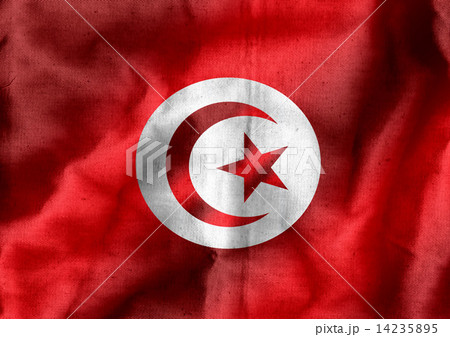 Tunisia flag and Heart icon Tunisia flag and Heart icon 14235895
