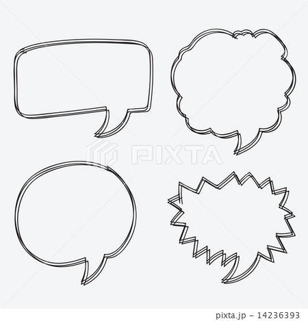 Free Vector Hand drawn bubbles speech 14236393