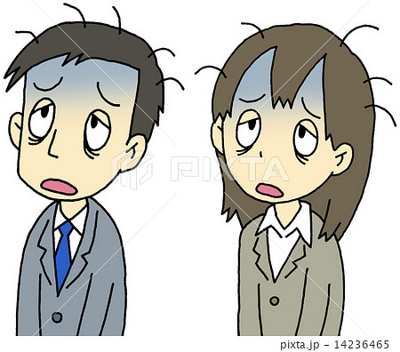 疲労困憊　男性　女性 14236465