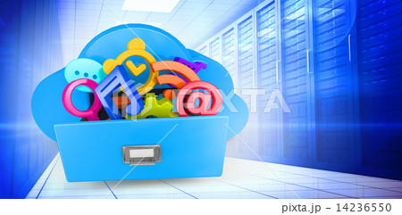 Composite image of cloud computing drawer Composite image of cloud computing drawer 14236550