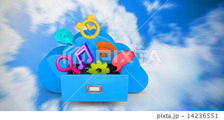Composite image of cloud computing drawer 14236551