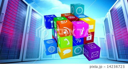 Composite image of app cube Composite image of app cube 14236723