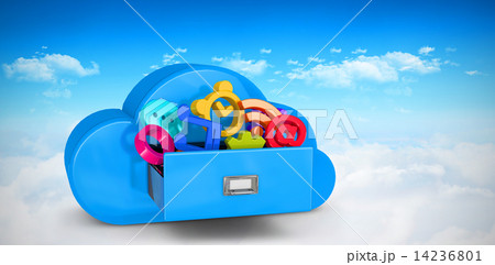 Composite image of cloud computing drawer 14236801