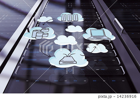 Composite image of cloud computing doodle Composite image of cloud computing doodle 14236916