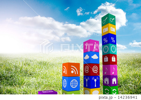 Composite image of graph of apps Composite image of graph of apps 14236941