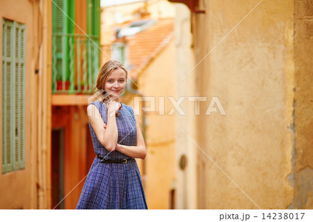 Girl in Cannes on Le Suquet hill 14238017