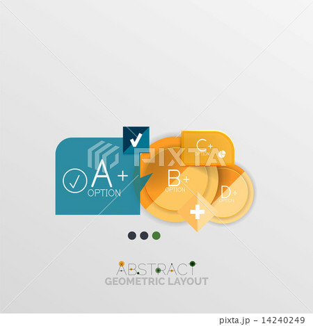Modern abstract geometric info banner 14240249