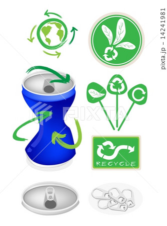 Soda Can with Recycle Symbol for Save The World 14241981