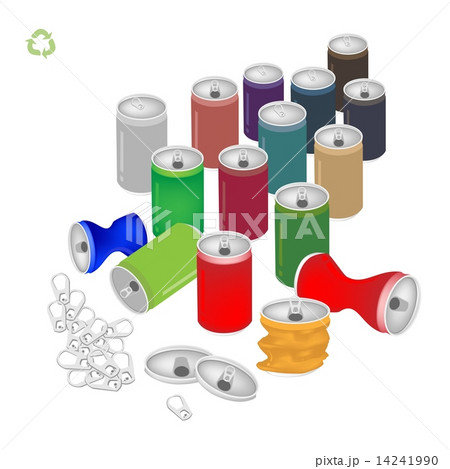 Soda Cans with Recycle Symbol for Save The World 14241990