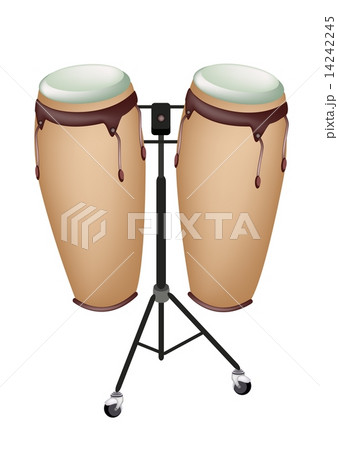 Beautiful Musical Instrument of Congas on Stand 14242245